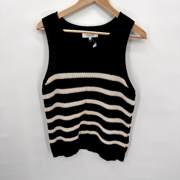 JOHN + JENN Evereve Striped Sweater Tank // XL - Picture 6 of 13